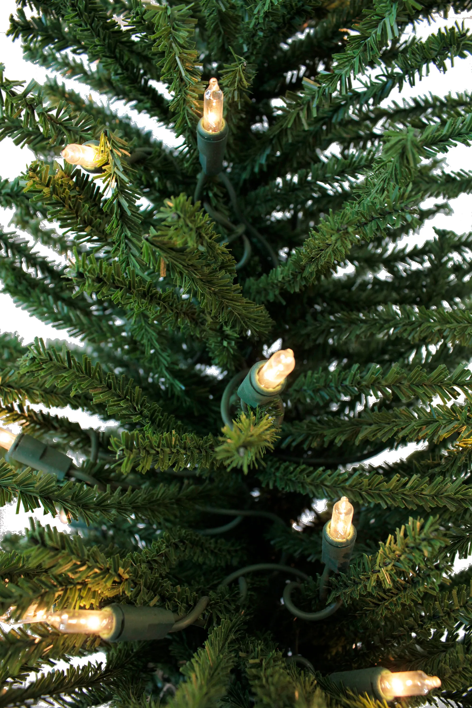 2' Pre-Lit Green Burlap Base Christmas Tree