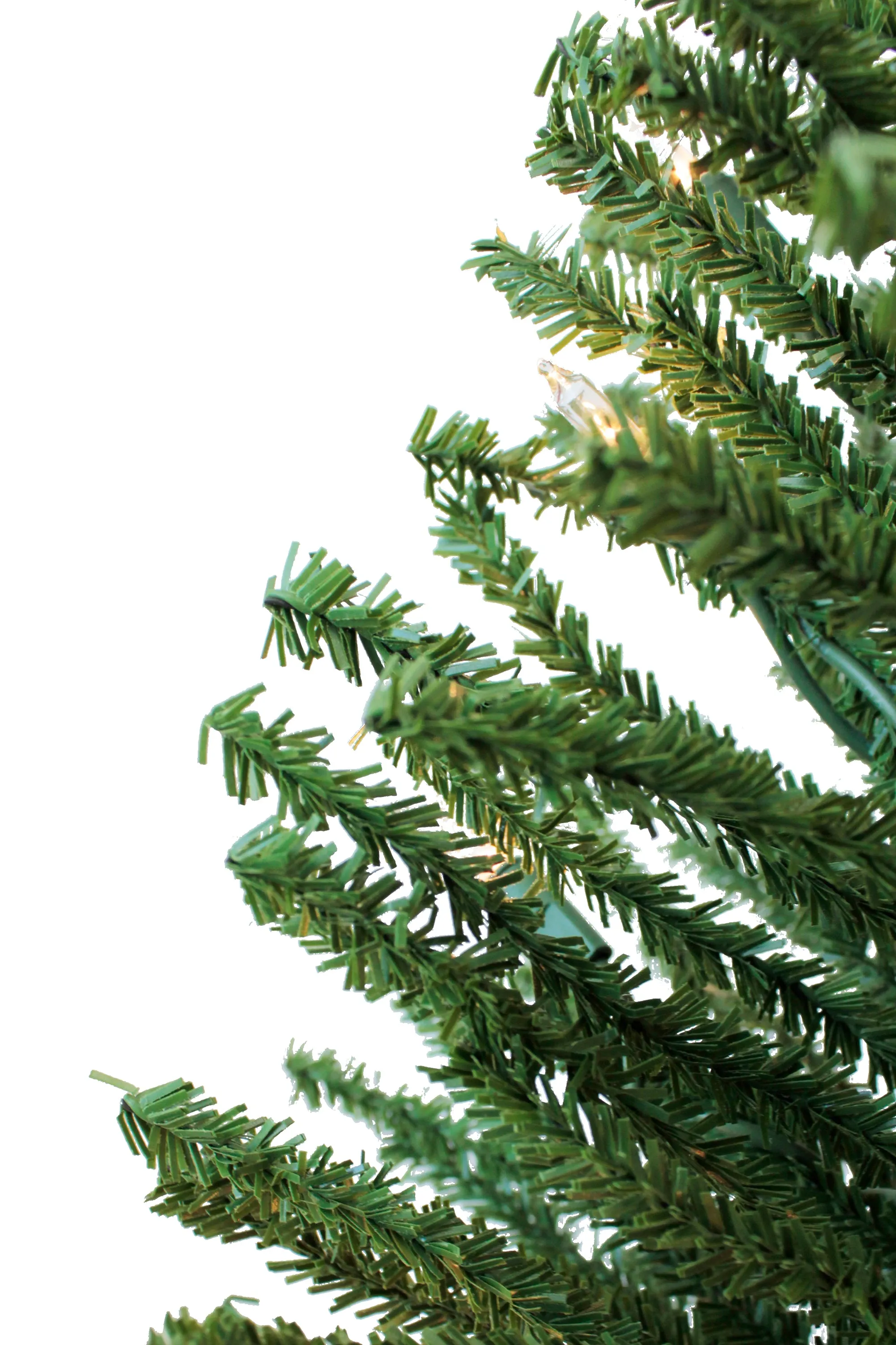 2' Pre-Lit Green Burlap Base Christmas Tree