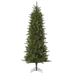 4.5' Carolina Pencil Spruce Artificial Christmas Tree Warm White Dura-Lit LED