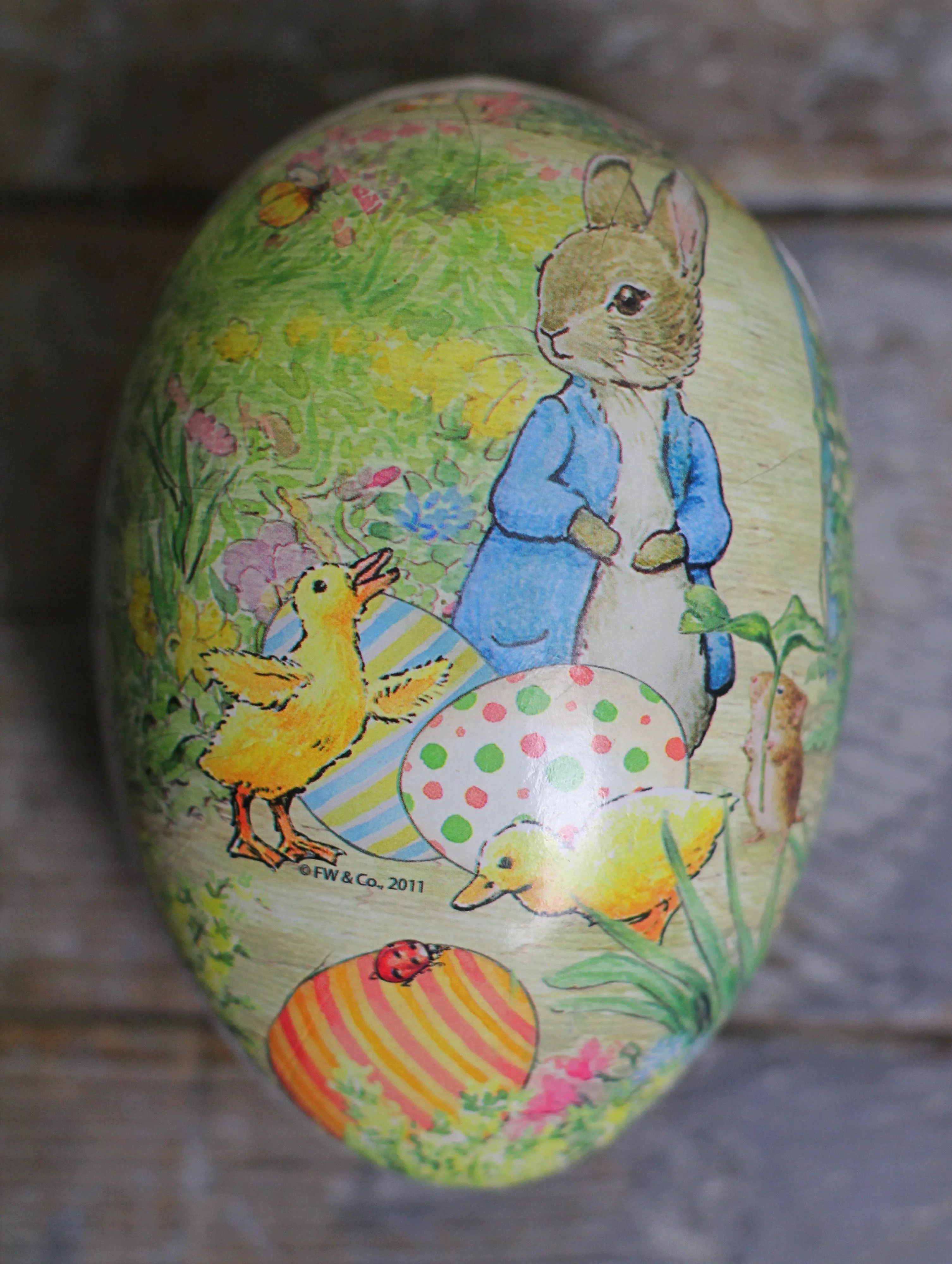 Beatrix Potter Fillable Easter Egg
