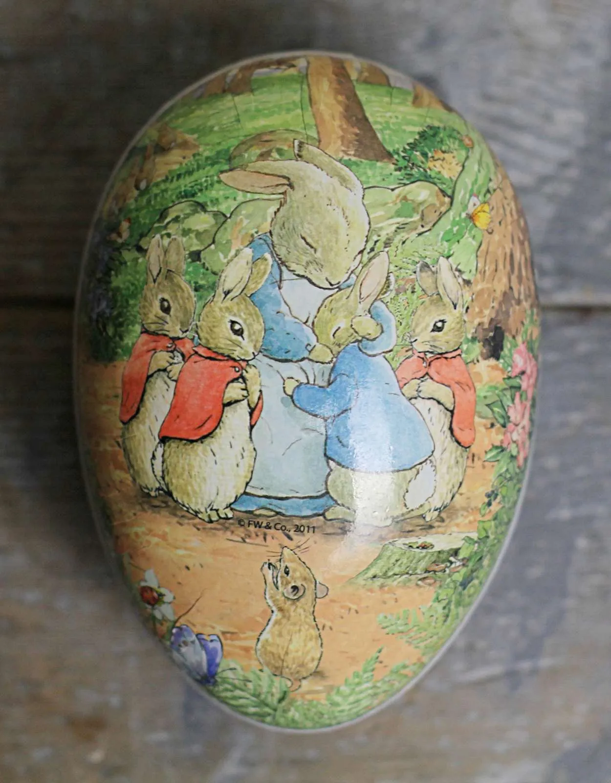 Beatrix Potter Fillable Easter Egg