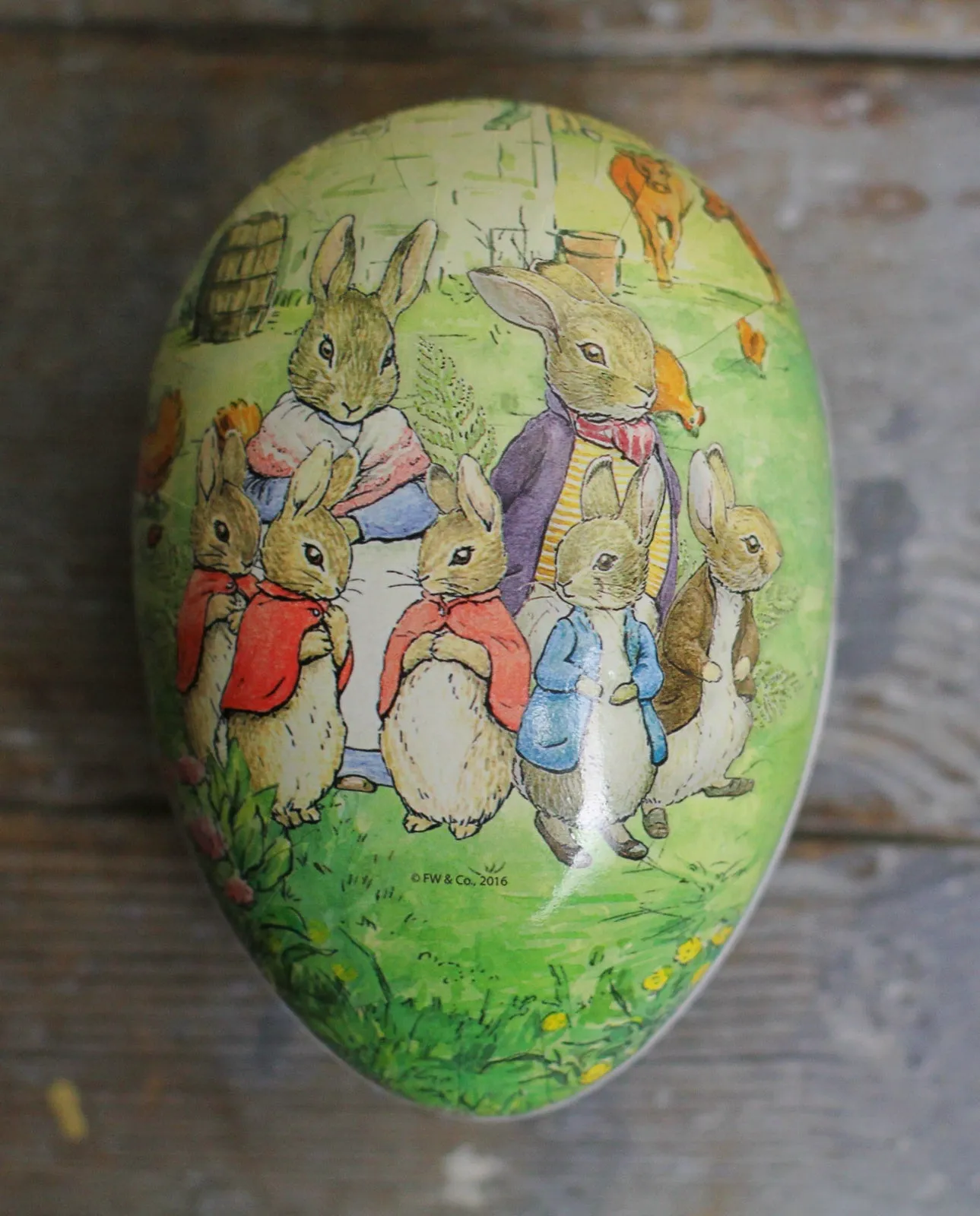 Beatrix Potter Fillable Easter Egg