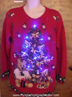BEST Light Up 80s Tacky Christmas Jumper