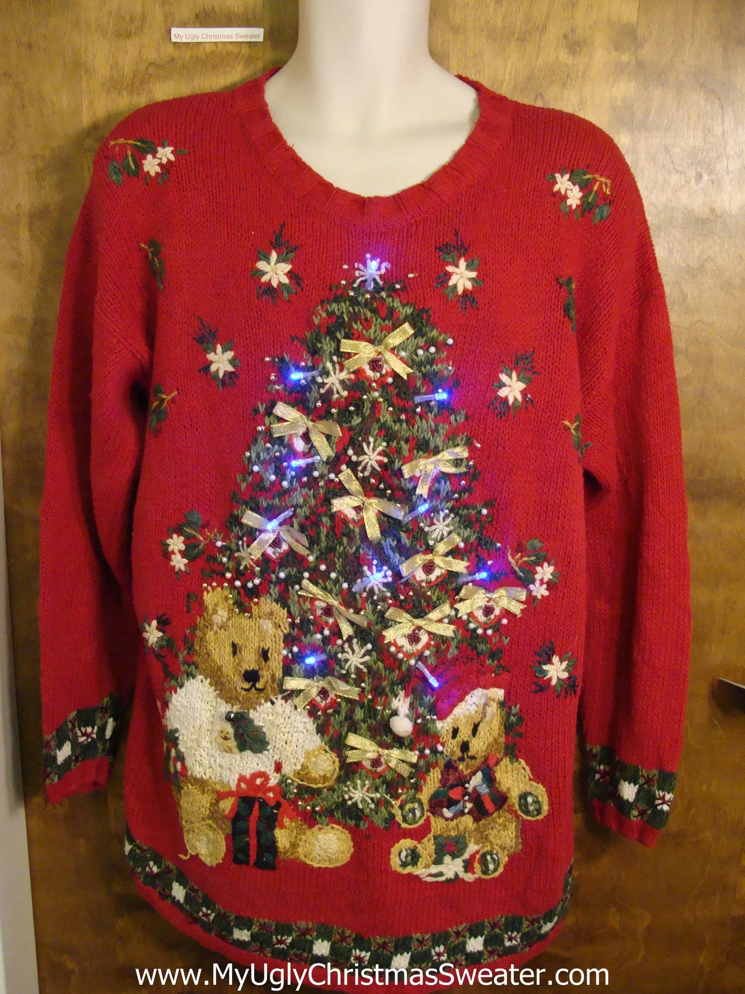 BEST Light Up 80s Tacky Christmas Jumper