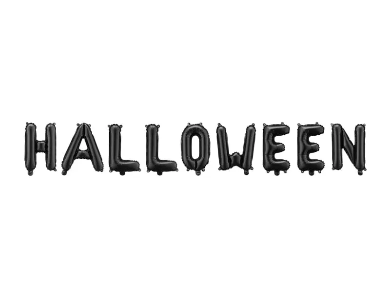 Black HALLOWEEN balloons