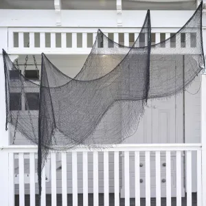 Black Halloween Spiderweb cloth decoration