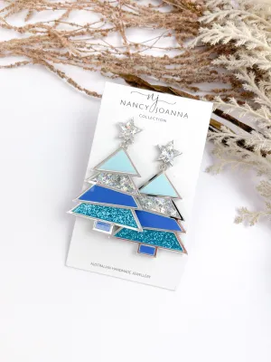 Blue Christmas Trees