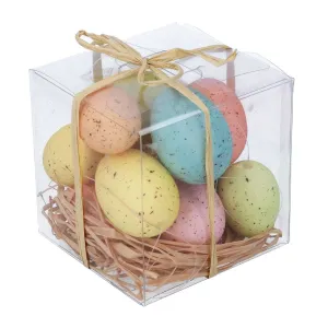 Boxed Set of Speckled Easter Egg Decorations