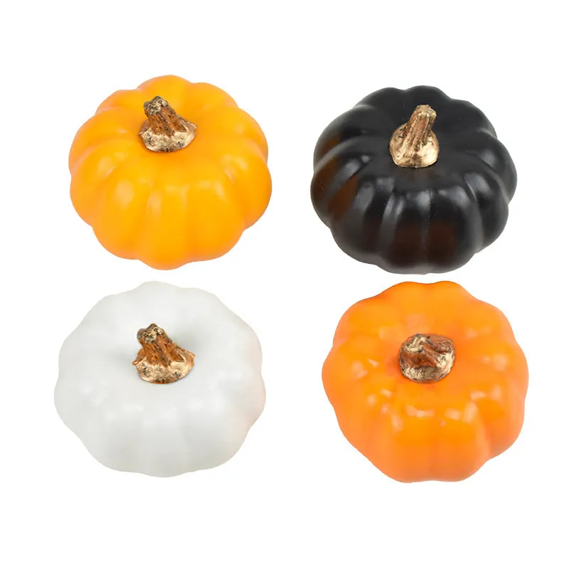 Bulk 12pcs Halloween Artificial Pumpkins Vegetables Centerpiece Mantel Crafts Wholesale