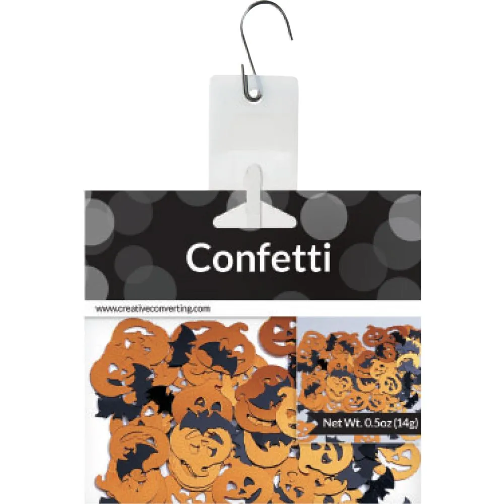 Bulk Bats and Pumpkin Confetti (12 Packages Per Case)