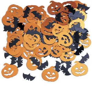 Bulk Bats and Pumpkin Confetti (12 Packages Per Case)