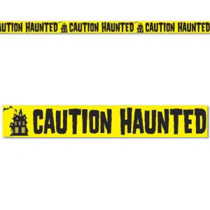 Caution Haunted Party Tape 6m