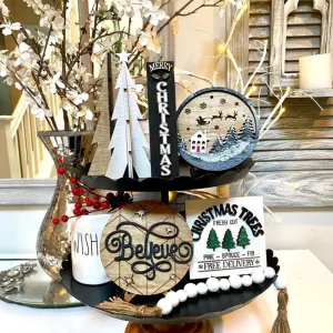 classic Easter Savings Clearance! PRETXORVE Easter Tiered Tray Decorations Set, Spring Tiered Tray Decorations Set, Wooden Easter Tiered Tray Decor, Sign Tiered Tray, Easter Home Decoration Ornament Christmas Tray Decor G Christmas