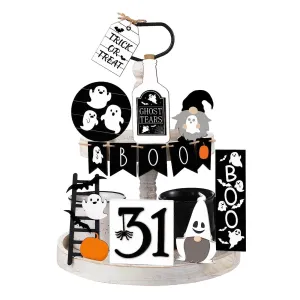 classic Easter Savings Clearance! PRETXORVE Easter Tiered Tray Decorations Set, Spring Tiered Tray Decorations Set, Wooden Easter Tiered Tray Decor, Sign Tiered Tray, Easter Home Decoration Ornament Halloween Tray Decor H Halloween