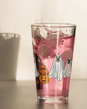 Cocktail Glass: 16oz Halloween Delight for Dog Lovers