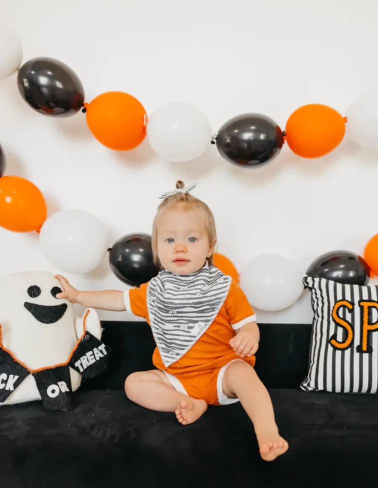 Copper Pearl - Baby Bandana Bib Sets of 4 - Halloween Styles