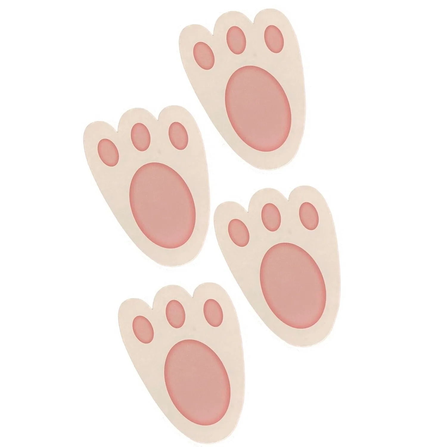 Easter Bunny Feet Cutouts - 30 Pkt