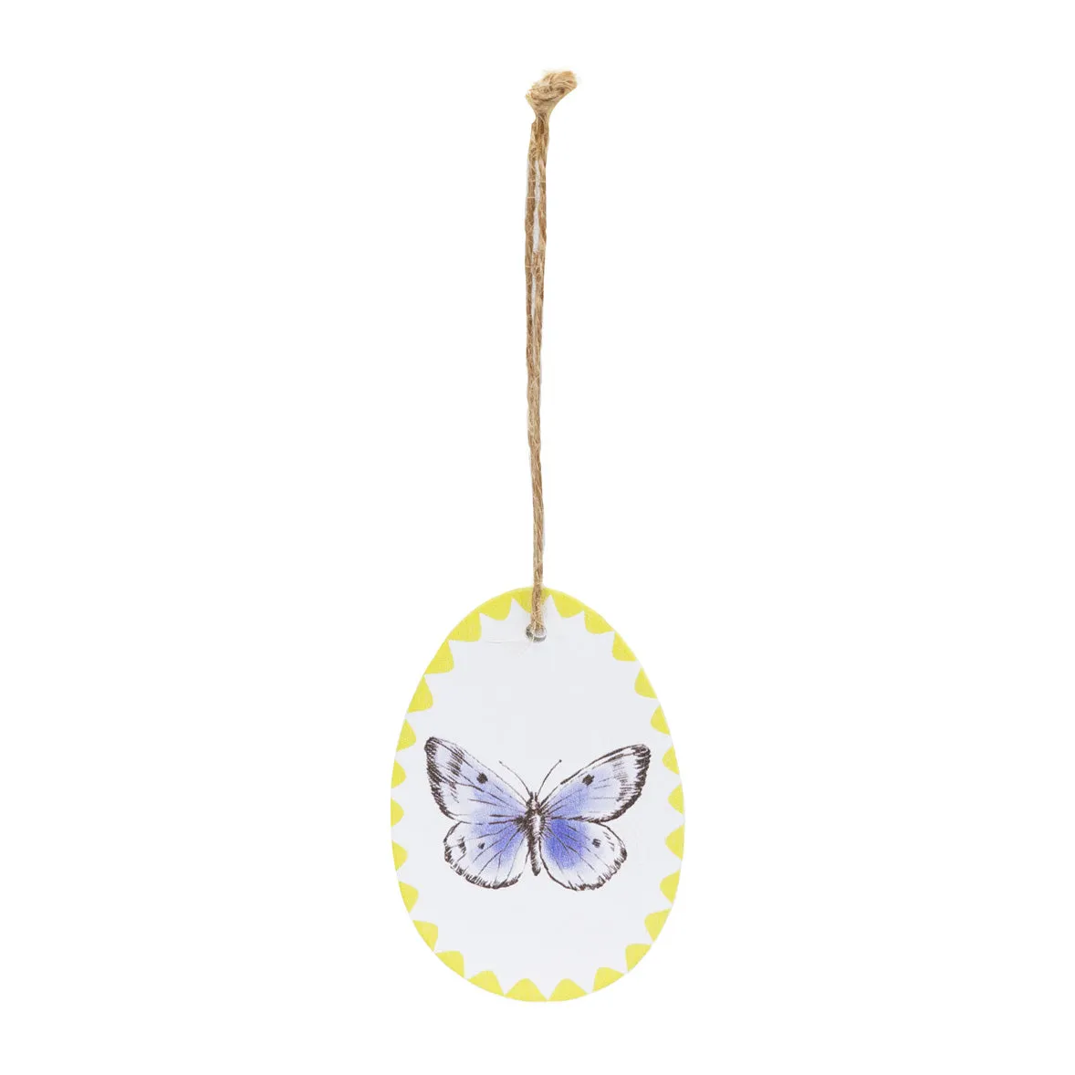 Easter Egg Wooden Hanging Decorations - 3 Pack
