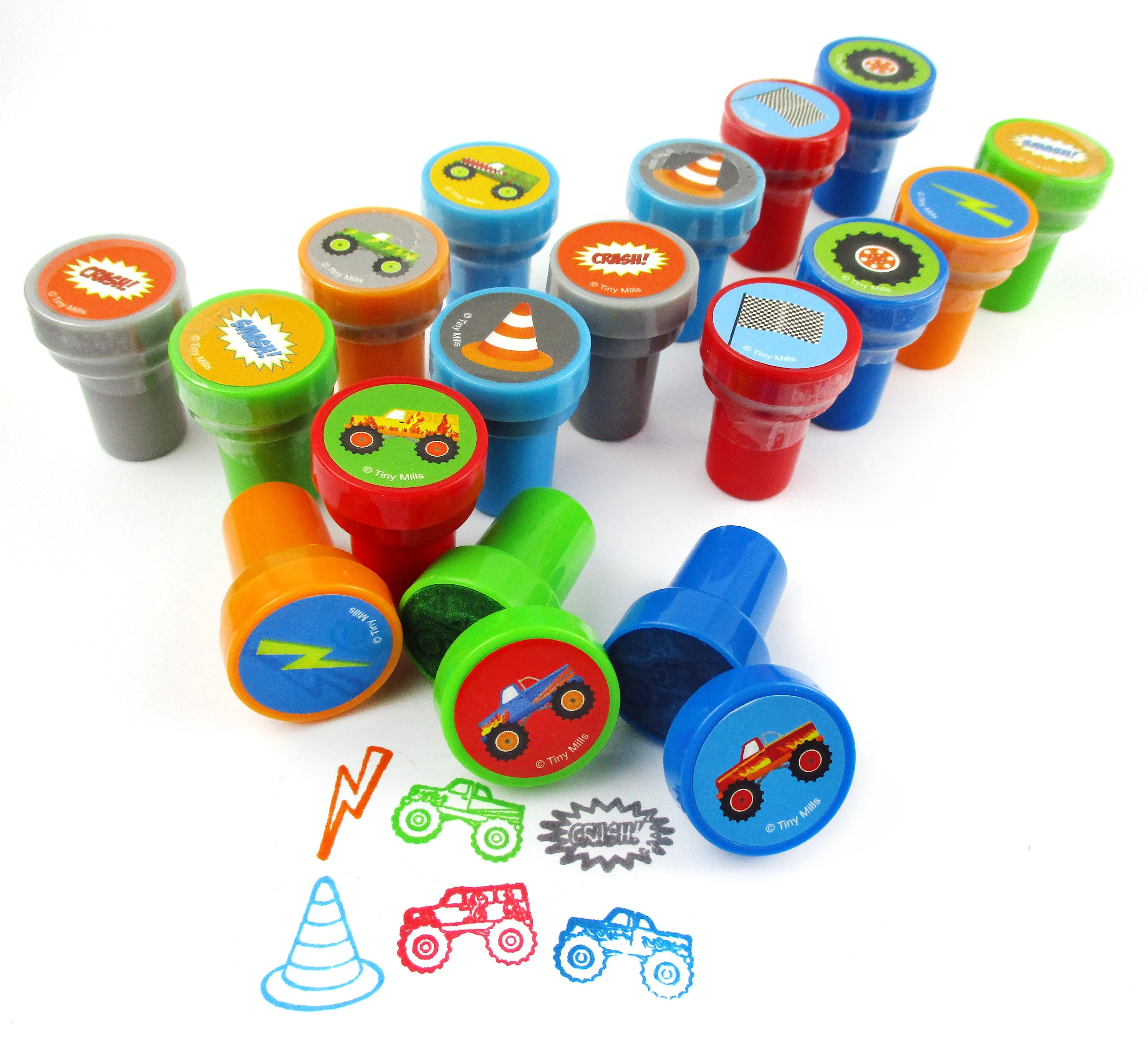 Easter Eggs with Monster Truck Stampers- 36 Pack