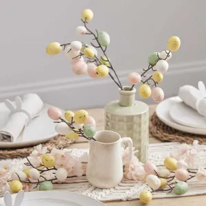 Easter Stems & Egg Decoration - Pack of 5