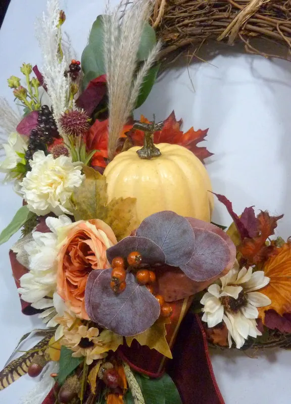 Fall wreaths, Thanksgiving wreath