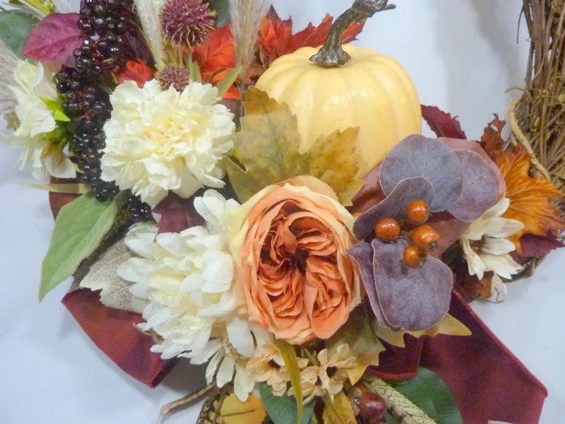 Fall wreaths, Thanksgiving wreath