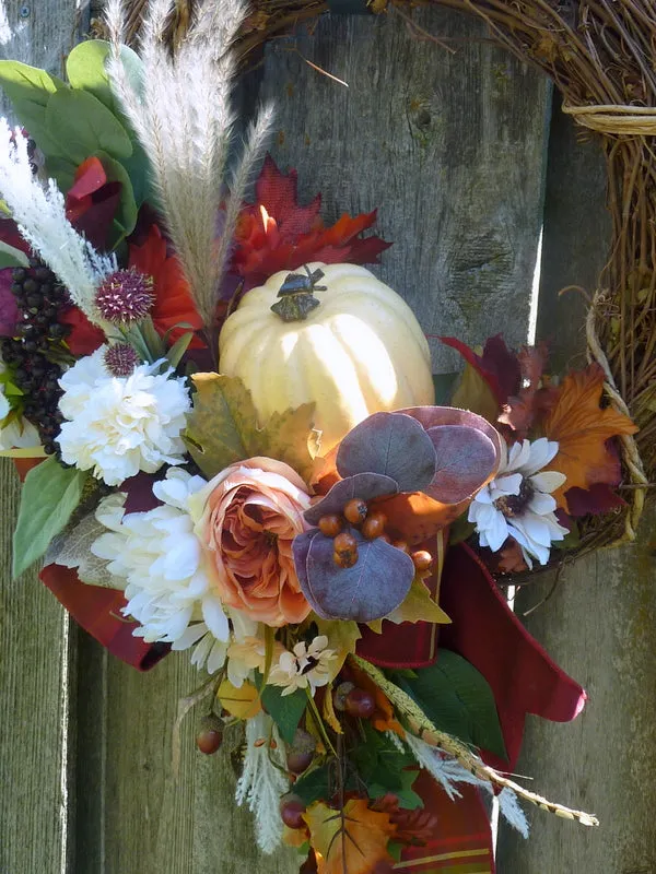 Fall wreaths, Thanksgiving wreath