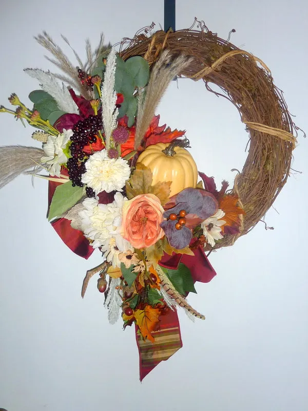 Fall wreaths, Thanksgiving wreath