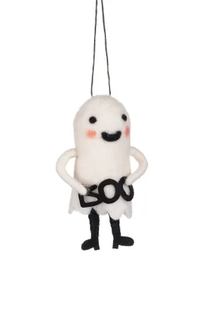 Felt Boo Ghost Hanging Halloween Decoration