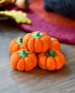 Felt Pumpkins (Set of 5) - Tara treasures