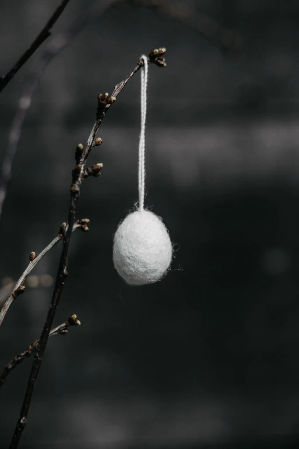 Felted Hanging Egg Decoration | Various | by Storefactory