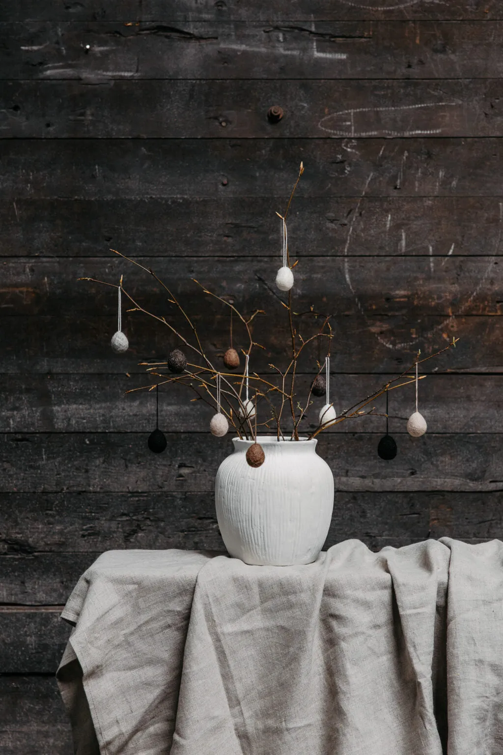 Felted Hanging Egg Decoration | Various | by Storefactory