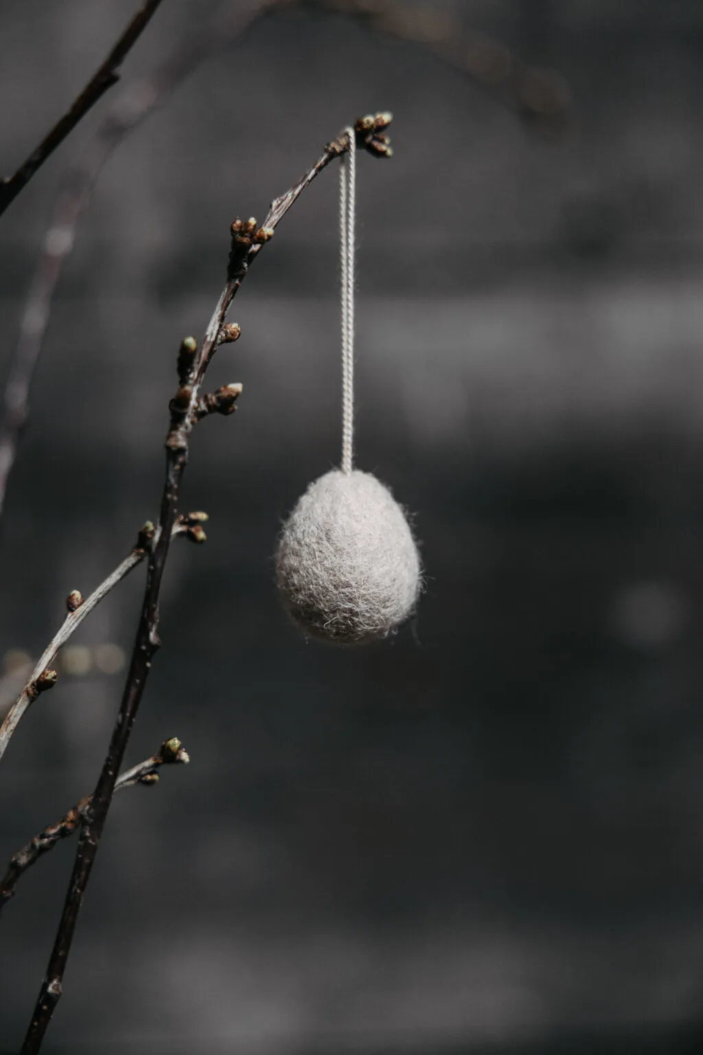 Felted Hanging Egg Decoration | Various | by Storefactory
