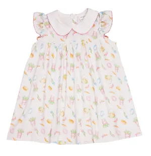 Girl's "Easter Print" Pima Cotton Float Dress
