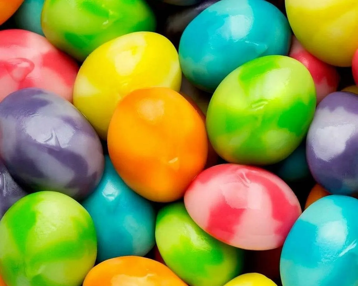 Gummi Easter Swirled Eggs Flat Bags
