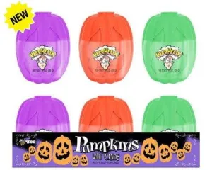 Halloween Pumpkins With Warheads Candy