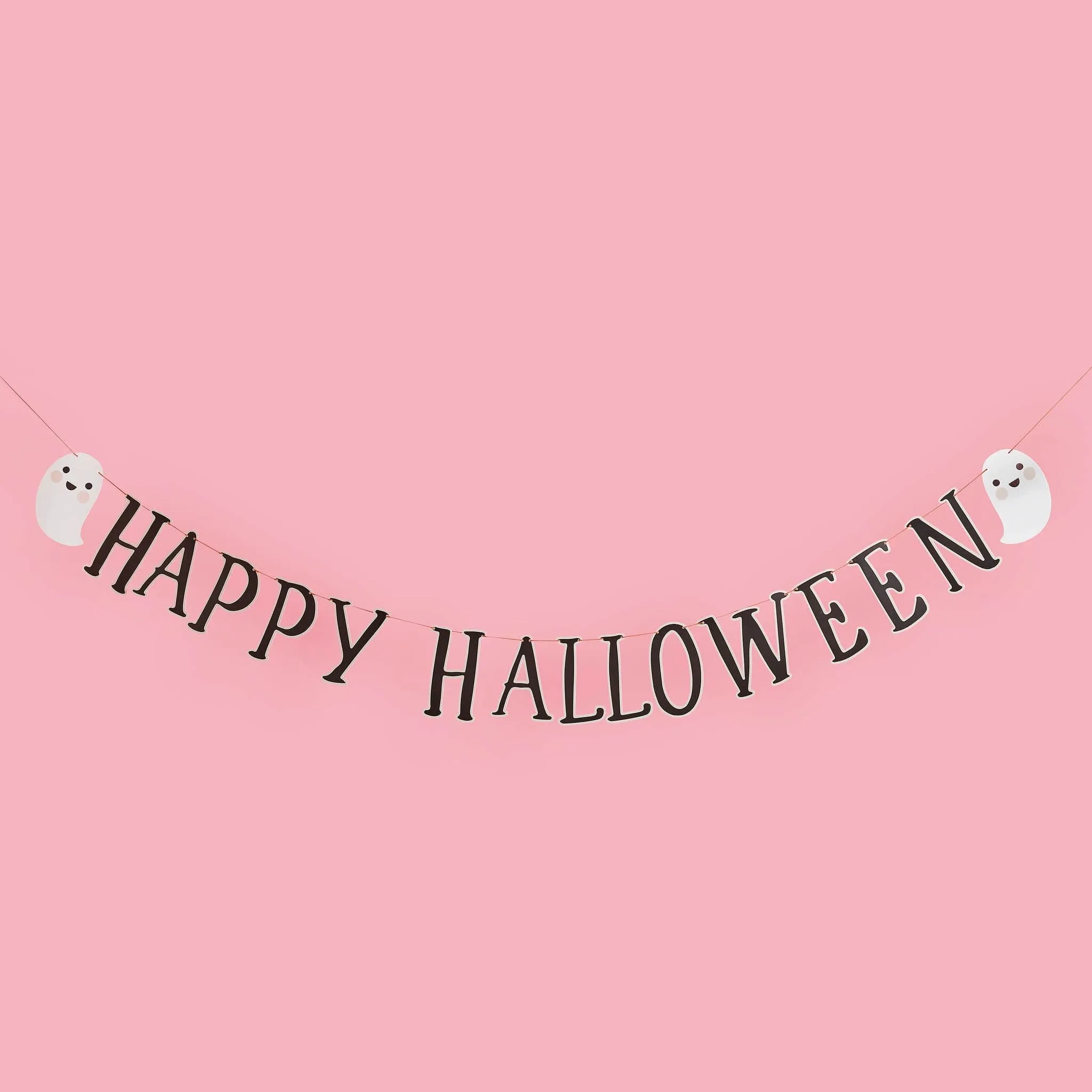 Happy Halloween Party Ghost Bunting