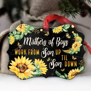 Mother Mothers Of Boys Work From Son Up Til Son Down Ornament - Christmas Ornament - Ciaocustom