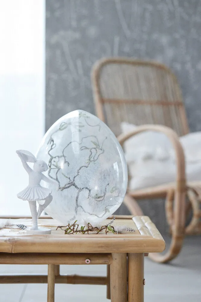 Murina egg H30 cm. clear