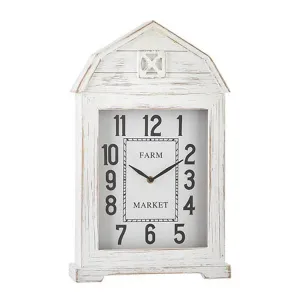 Raz Imports Boxwood 19" Distressed Barn Clock