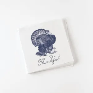 'Thankful' Turkey Paper Napkins