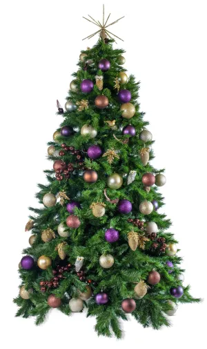 'Woodland' artificial decorated Christmas Tree - Hire